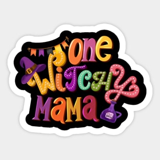 One witchy mama Sticker